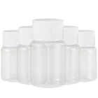 Многоразовые бутылки из ПЭТ-пластика 100 шт., прозрачные флаконы 15 мл, 20 мл, 30 мл, 50 мл, контейнер для реагентов, пластиковая закручивающаяся крышка, 100 шт.