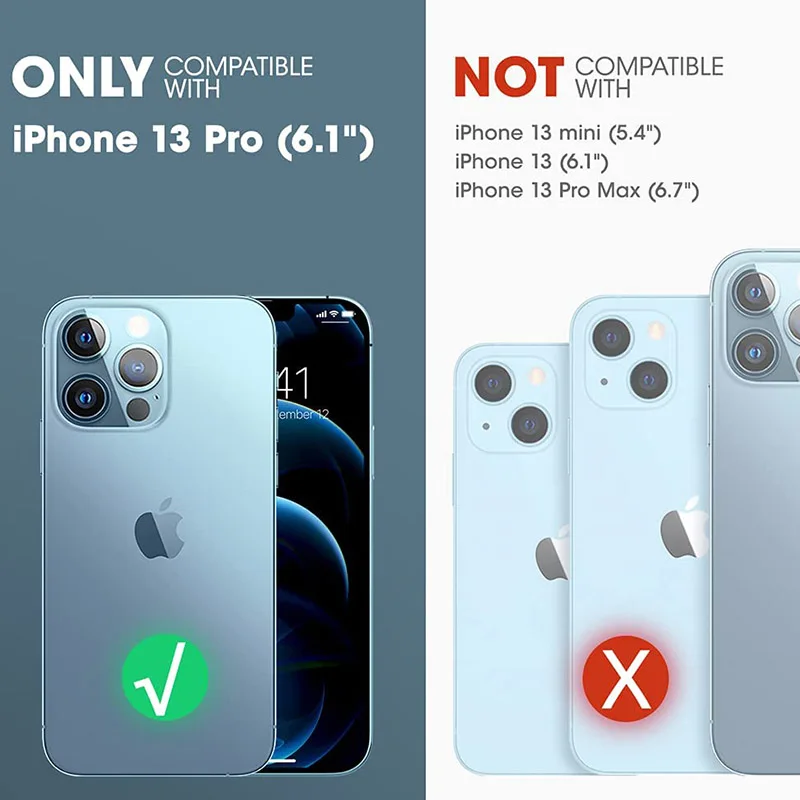 supcase for iphone 13 pro case 6 1 inch 2021 ub edge slim frame clear case with tpu inner bumper transparent back cover free global shipping