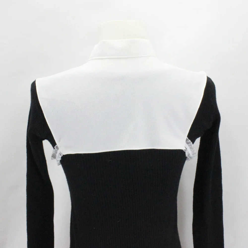 

2021 Vintage Ruffles Stand Fake Collar for Women Bouse False Collars for Wedding Formal Neck Detachable Collar Tie Decorative