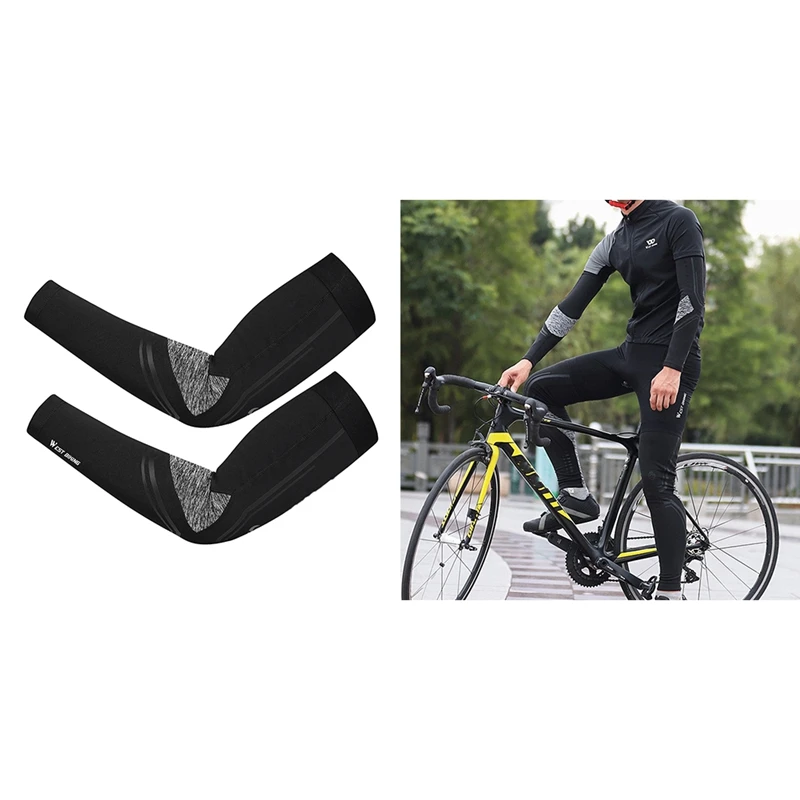 

Hot AD-WEST BIKING гетры, черная защита от ультрафиолета, велосипедная грелка для рук, дышащий велосипед, бег, гонки, горный велосипед, рукав для ног