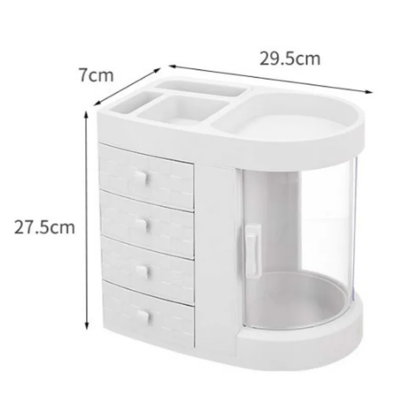Органайзер для косметики ящик хранения контейнер шкатулка ногтей держатель