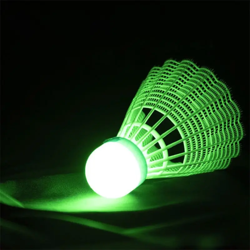 

2pcs LED Lighting Badminton Birdies Glow in The Dark Night Nylon Shuttlecock for Outdoor Indoor Sports Activities