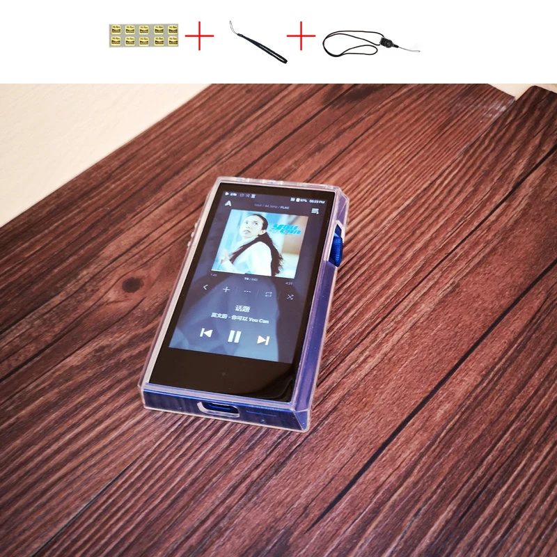 Мягкий прозрачный чехол из ТПУ для iriver Astell & Kern SP1000M / GOLD|Бамперы| |