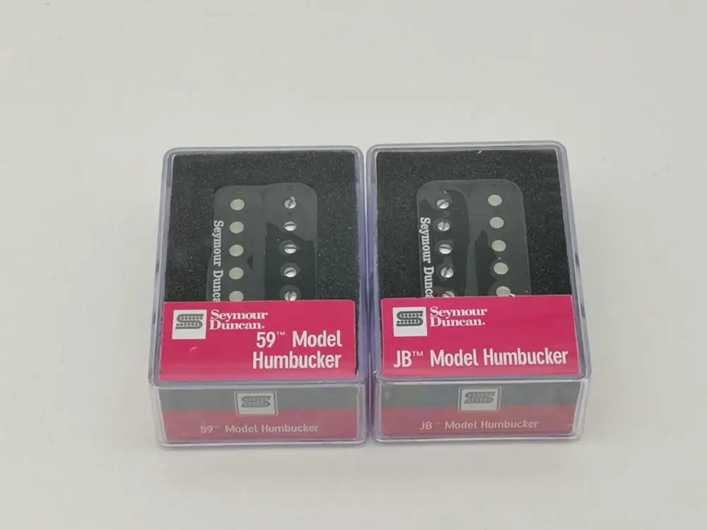 SH1n And SH4 Set Seymour Duncan SH1n 59 и SH4 JB Модель 4C хамбакер звукосниматель гитары Набор звукоснимателей черный - Цвет: SH1n And SH4 Set
