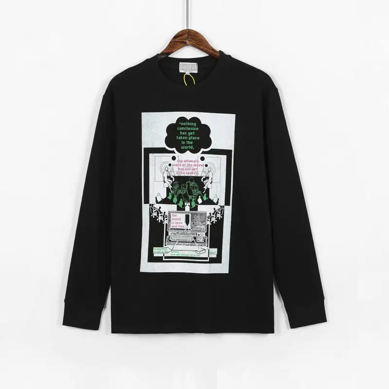 

new CAVEMPT t-shirts Autumn winter clash the letter design printing long-sleeved CAVEMPT t-shirt casual fasion CAVEMPT t-shirts