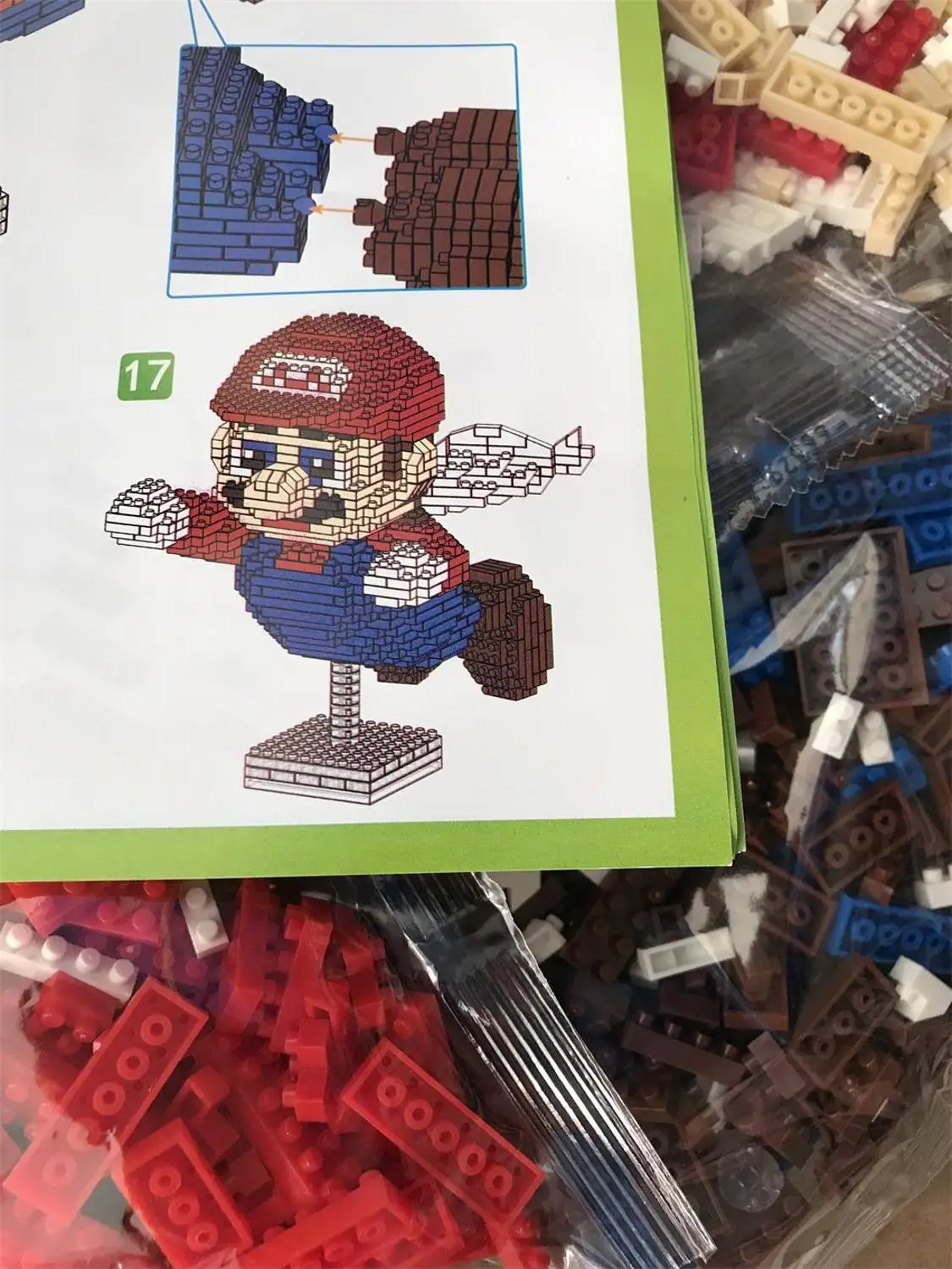 YZ 1012pcs Mario Mini Blocks Assemblage Toys Luigi Plastic Building Bricks Children Present Christmas Gifts for Kids 66529 | Игрушки и