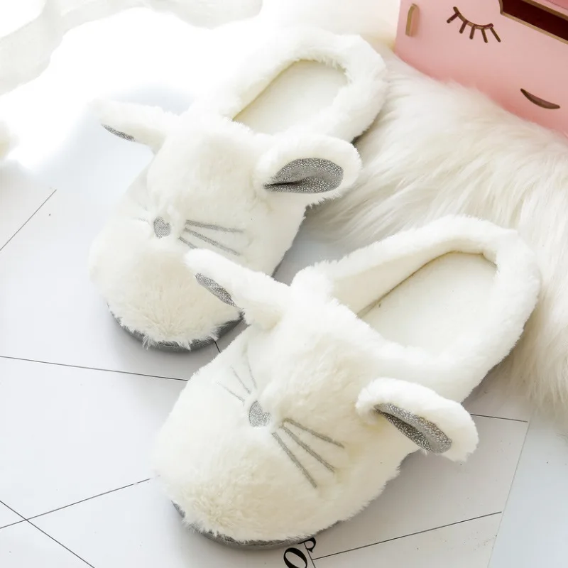 

Winter Women's Cozy Fur Memory Foam Slippers Non-Slip House Shoes Indoor Outdoor Bedroom Hot Sale High Soft Comfortable Cartoons
