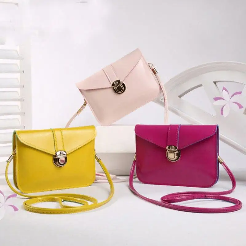 

Новая высококачественная простая мини-сумка на плечо с клапаном для женщин, винтажная Повседневная сумка через плечо, подарки для девочек и...