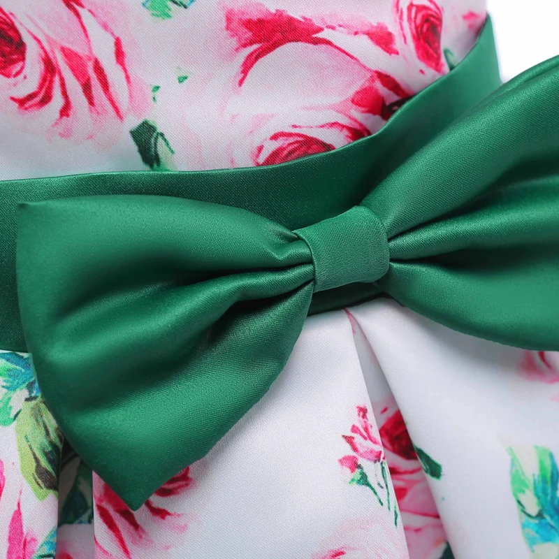 Детское официальное платье для девочек одежда с бантом плиссированная юбка