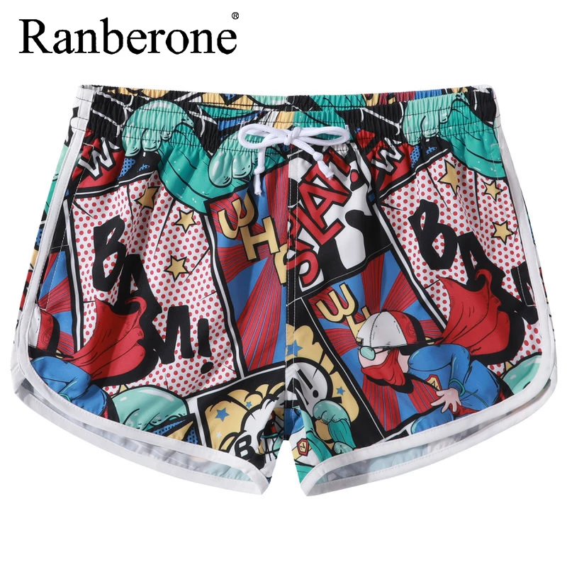 Ranberone 2020 парный купальник для мальчиков плавки мужчин женские и мужские летние