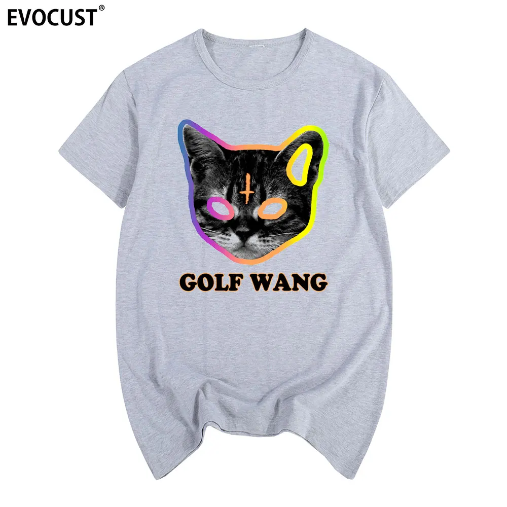 Мужская хлопковая футболка с котом Golfed Wang Tyler The Creator OFWGKTA Skate лето 2019 | одежда