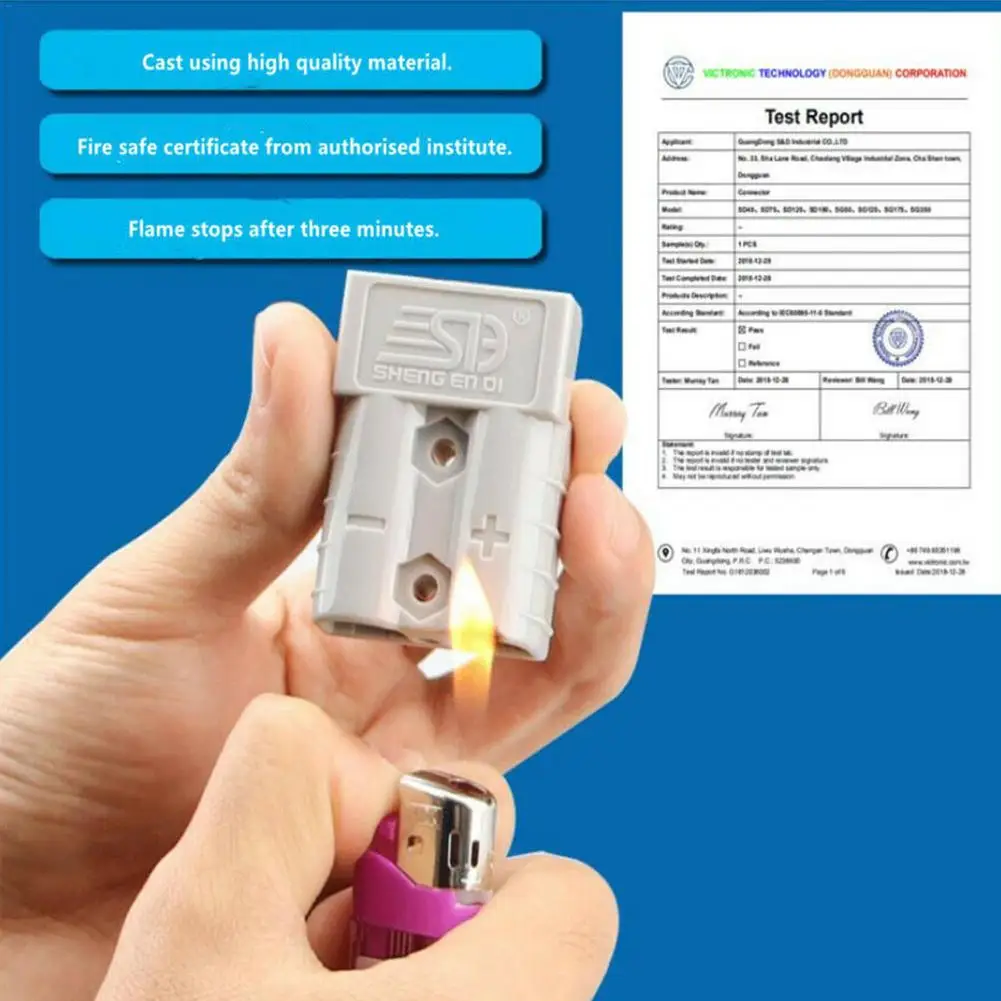 Комплект разъемов питания аккумулятора 50 Ампер быстрое отключение фоторазъем