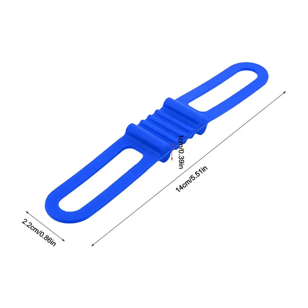 

Cycling Light Holder Bicycle Handlebar Silicone Strap Band Fixing Elastic Tie Rope Torch Flashlight Bandages Bike Accessories