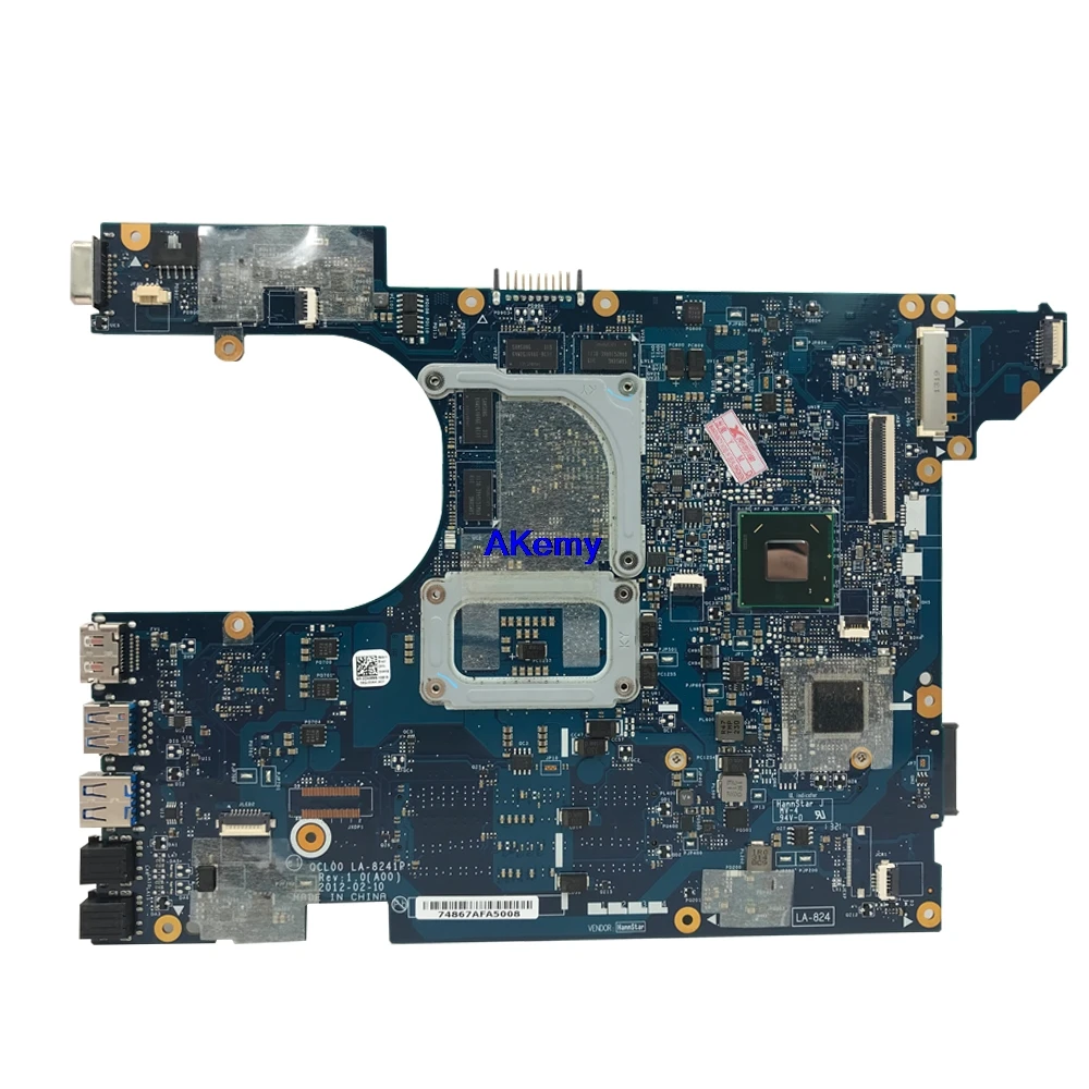 LA-8241P материнская плата CN-06D5DG для dell Inspiron 15R 5520 7520 Материнская ноутбука HD 7630M 7730 м 8 *