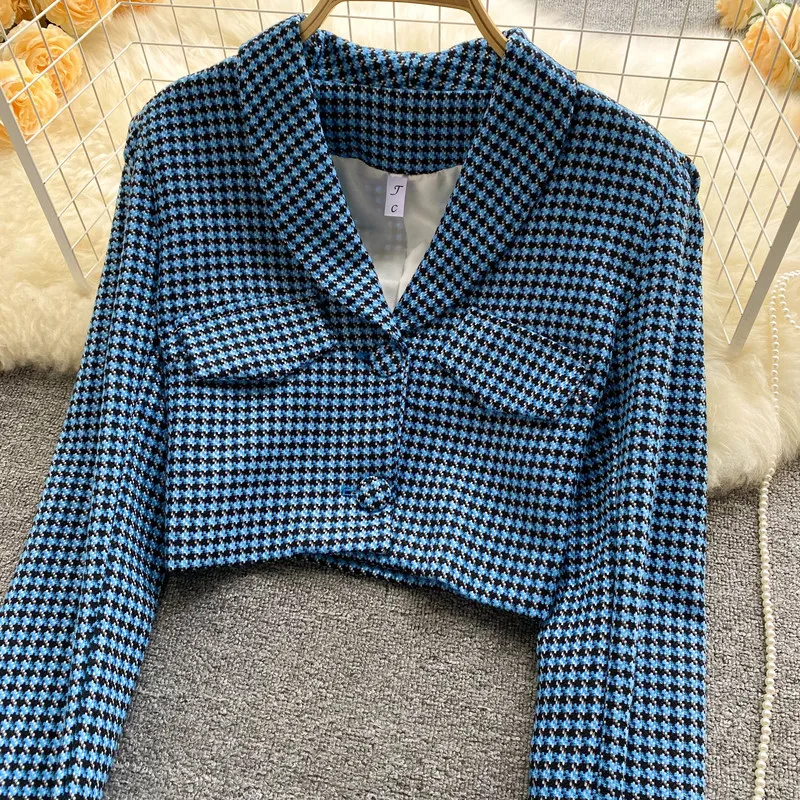 Костюм женский в ретро стиле из двух предметов Осень-зима |