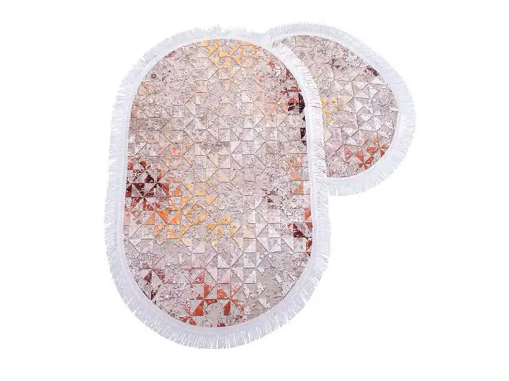 

Deborah Oval Bath Mat Set 2 Li Powder
