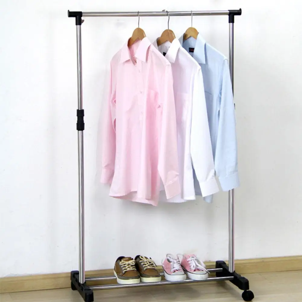 

Stainless Steel Adjustable Holder Clothes Hanger for Room Balcony