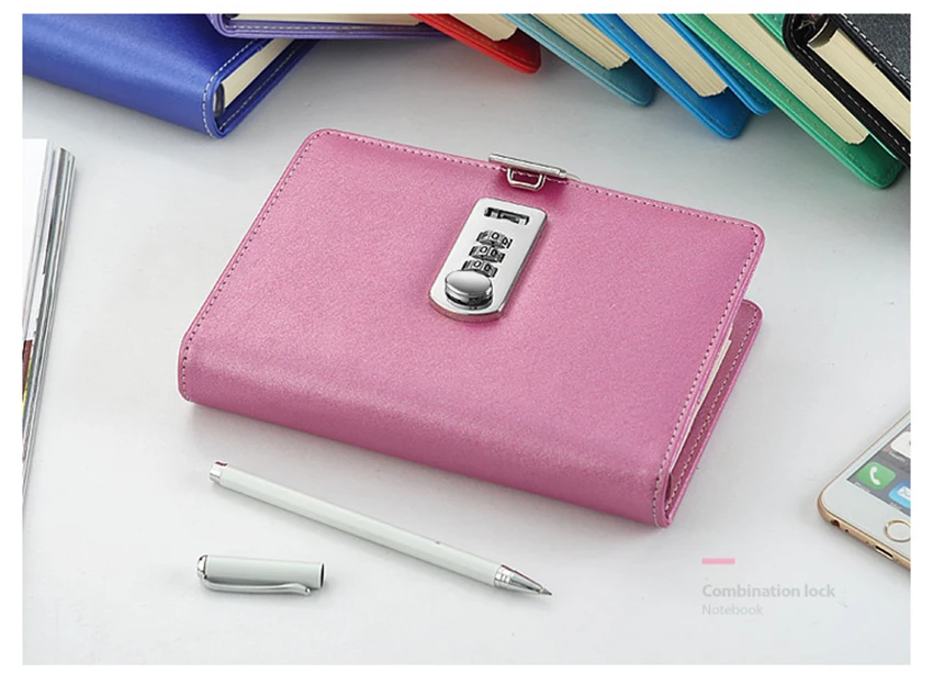 ПУ паролем ноутбук бизнес-встречи записная книжка Записная книжка Дневник Блокнот для учебы набор канцелярских принадлежностей