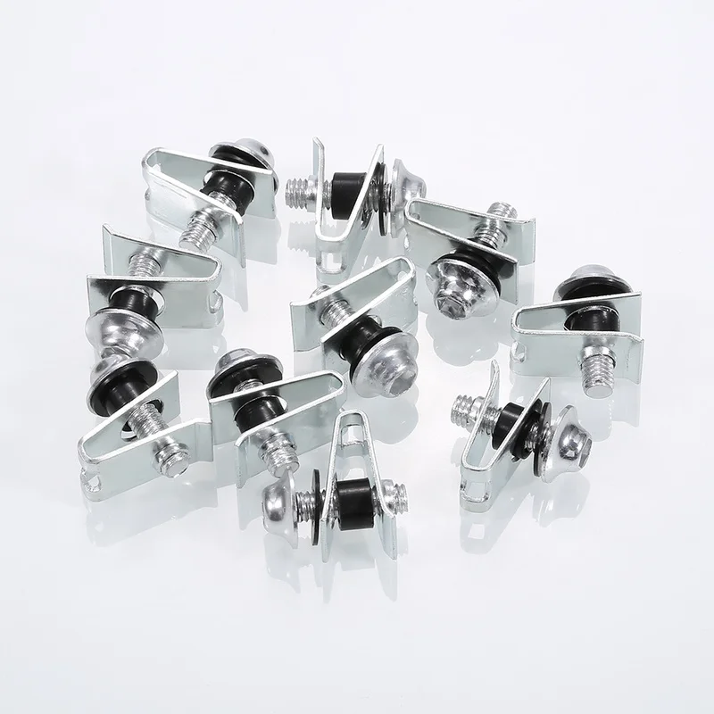 10 шт./компл. алюминиевые мотоциклетные M5 5 мм автомобильные Пружинные