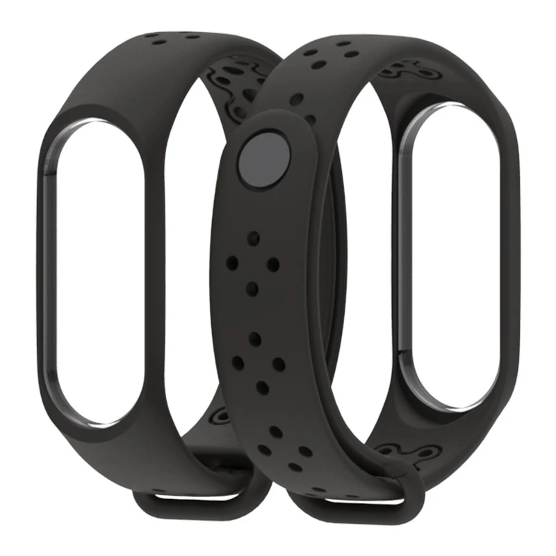 Браслет для Xiaomi Mi Band 4 3 спортивный ремешок часы силиконовый аксессуары браслет
