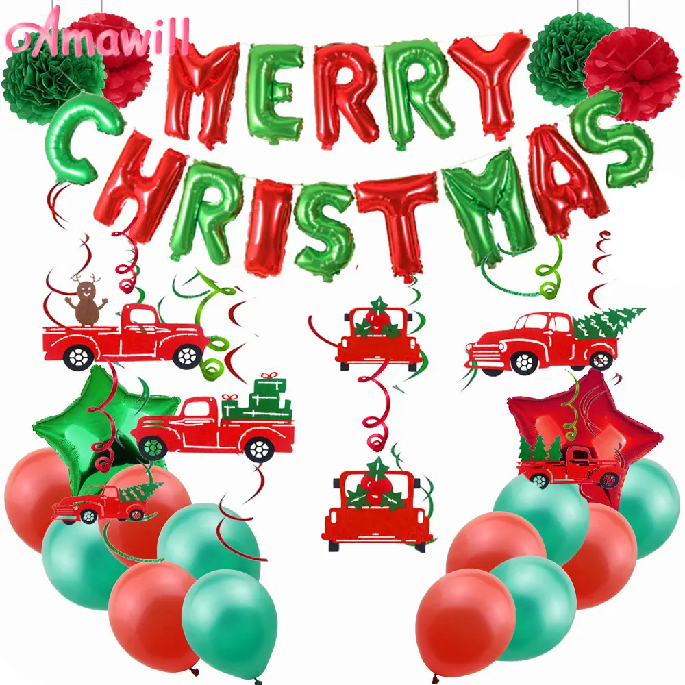 Amawill Рождественские шары рождественские украшения для дома счастливый новый год