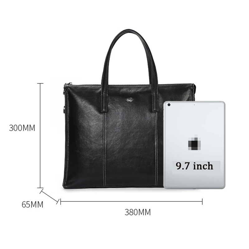 Bison Denim Large Capacity Genuine Leather Handbags Men Luxury Laptop Briefcase Male Business Travel Quality Shoulder Bag