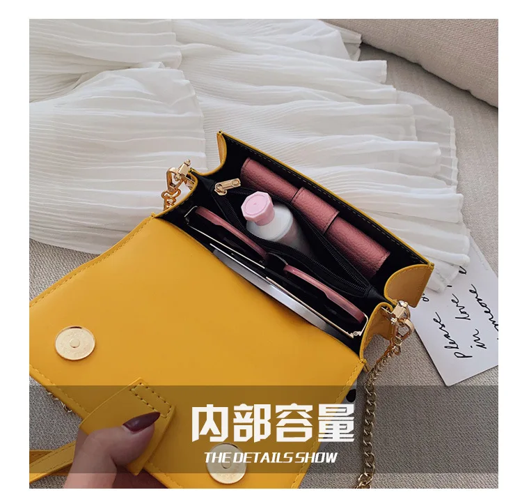 

Female Ribbon Bow Tote Bag 2020 Summer New High Quality PU Leather Women's Designer Handbag Chain Shoulder Messenger bag