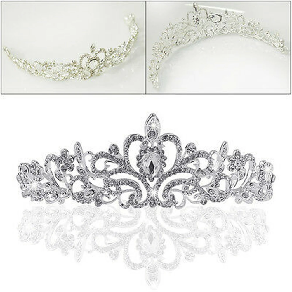 

Lovely Princess Headwear Toddlers Bandage Crystal Rhinestone Hair Crown Headband Baby Kid Girls Infant Hair Accessories