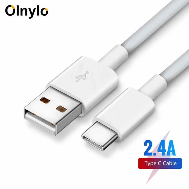 Кабель зарядный Olnylo USB Type C для Samsung S9 S8|Кабели мобильных телефонов| |