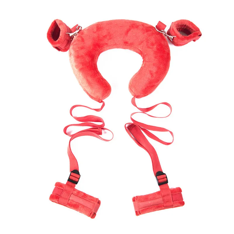 Повязка на подушку с наручными манжетами фетиш игрушки для взрослых женщин