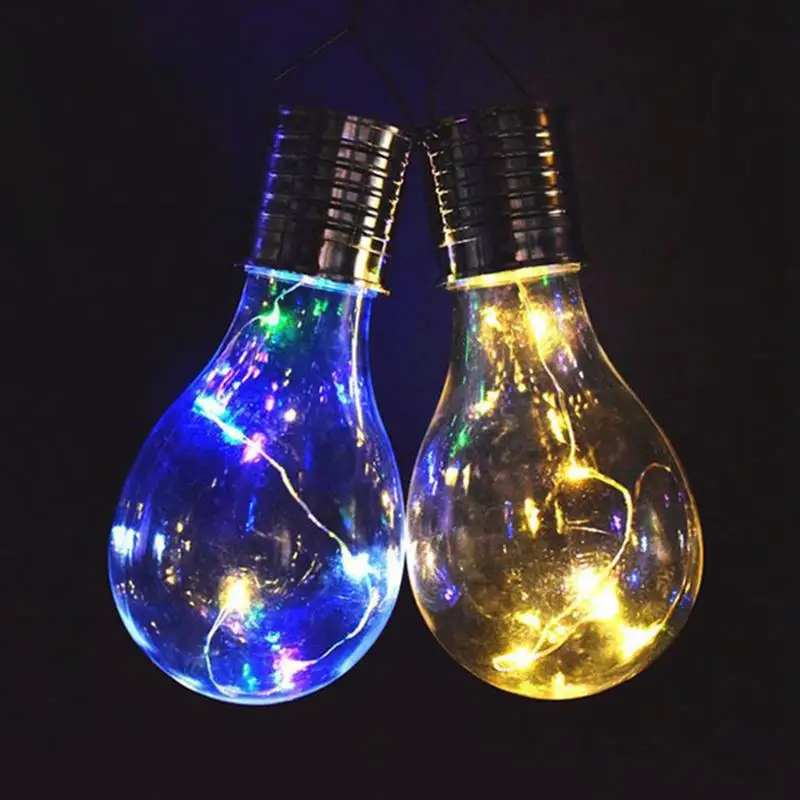 6 шт. светодиодный светильник на солнечной энергии декоративная лампочка свеча