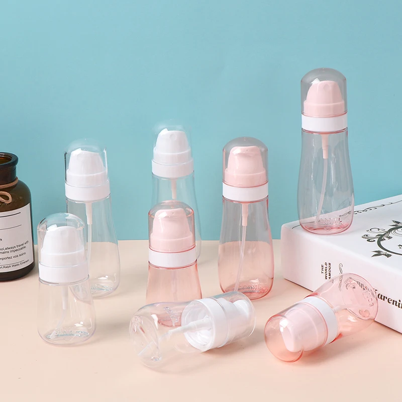 

50ML 100ML Portable Environmentally Durable Storage Liquid Bottle Transparent Plastic Atomizer Empty Mini Spray Bottle