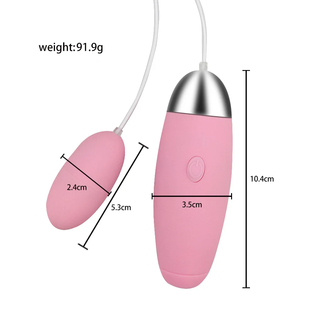 Яичный вибратор YEMA с двойным вибрацией вагинальный шарик для клитора и сосков