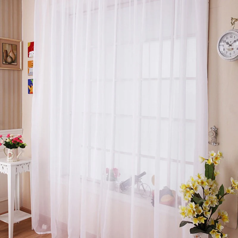 Белая прозрачная фотография оформления для гостиной спальни однопанельные