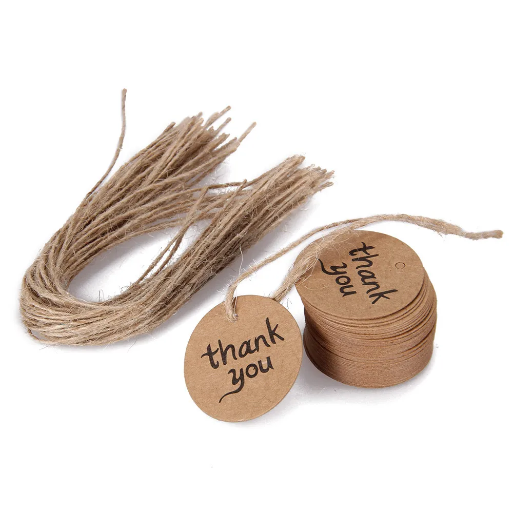 100 шт 60 мм крафт-бумажная карточка круглая зубчатая/Подарочная бирка/Сделай сам