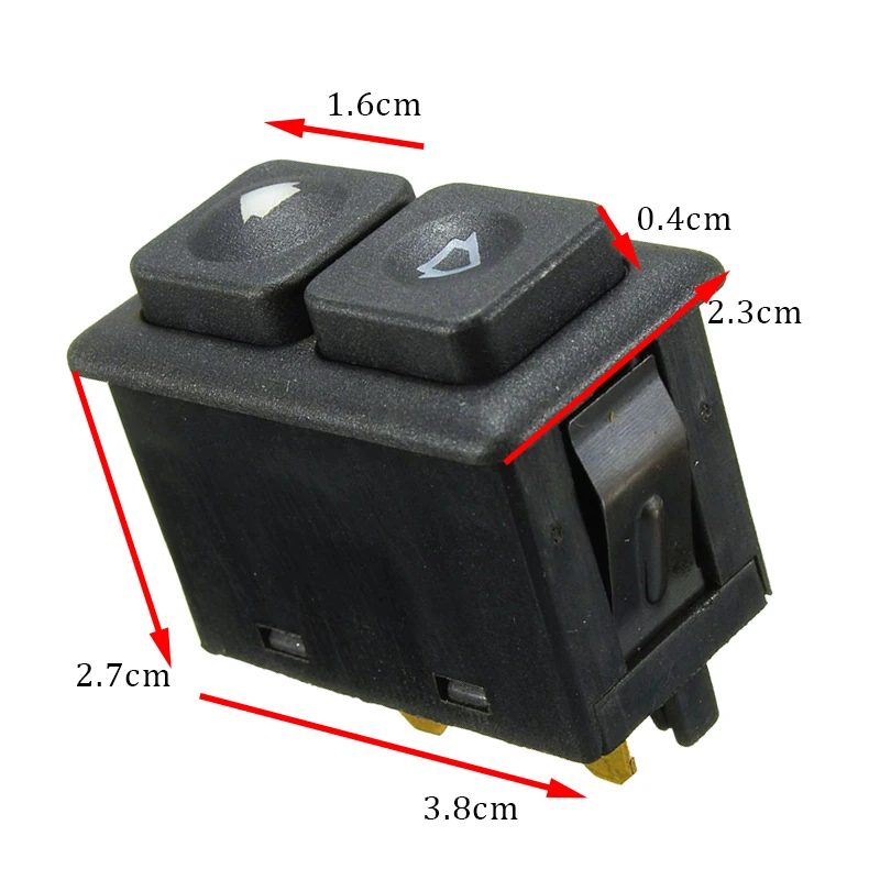 5 Pin Black 61311381205 Illuminated Power Window Switch Front Left Side For BMW E23 E24 E28 E30 BW102 613 113 812 05 | Автомобили и
