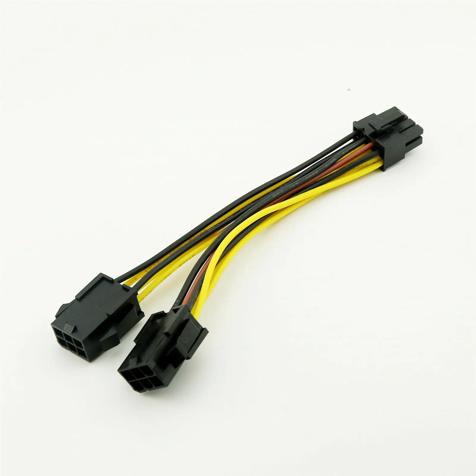 1x PCI-E 8 Pin на 2xPCIe 6 видеокарта питания PCI Express Y разветвитель соединительный кабель 15