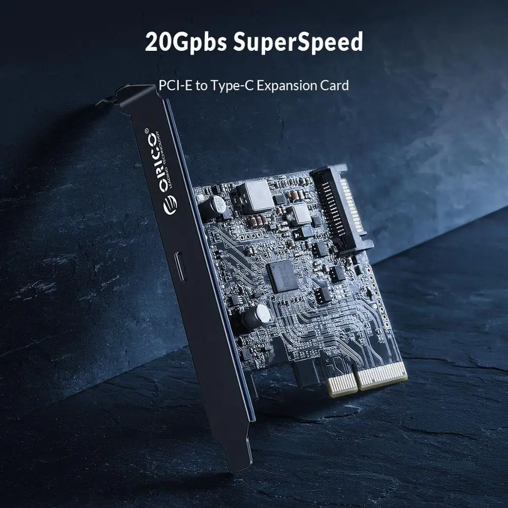 Плата расширения ORICO PCI Express USB C на 3 2 20 Гбит/с с чипсетом ASM3242 для Windows 8/10/Linux|Платы
