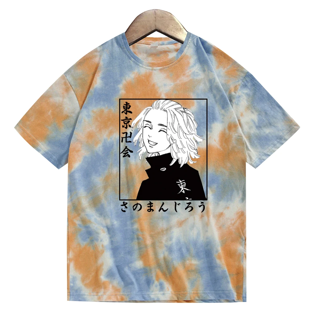 

Sano Manjiro Tshirt Print Loose Unisex Casual Cartoon Tee Shirts Anime Top
