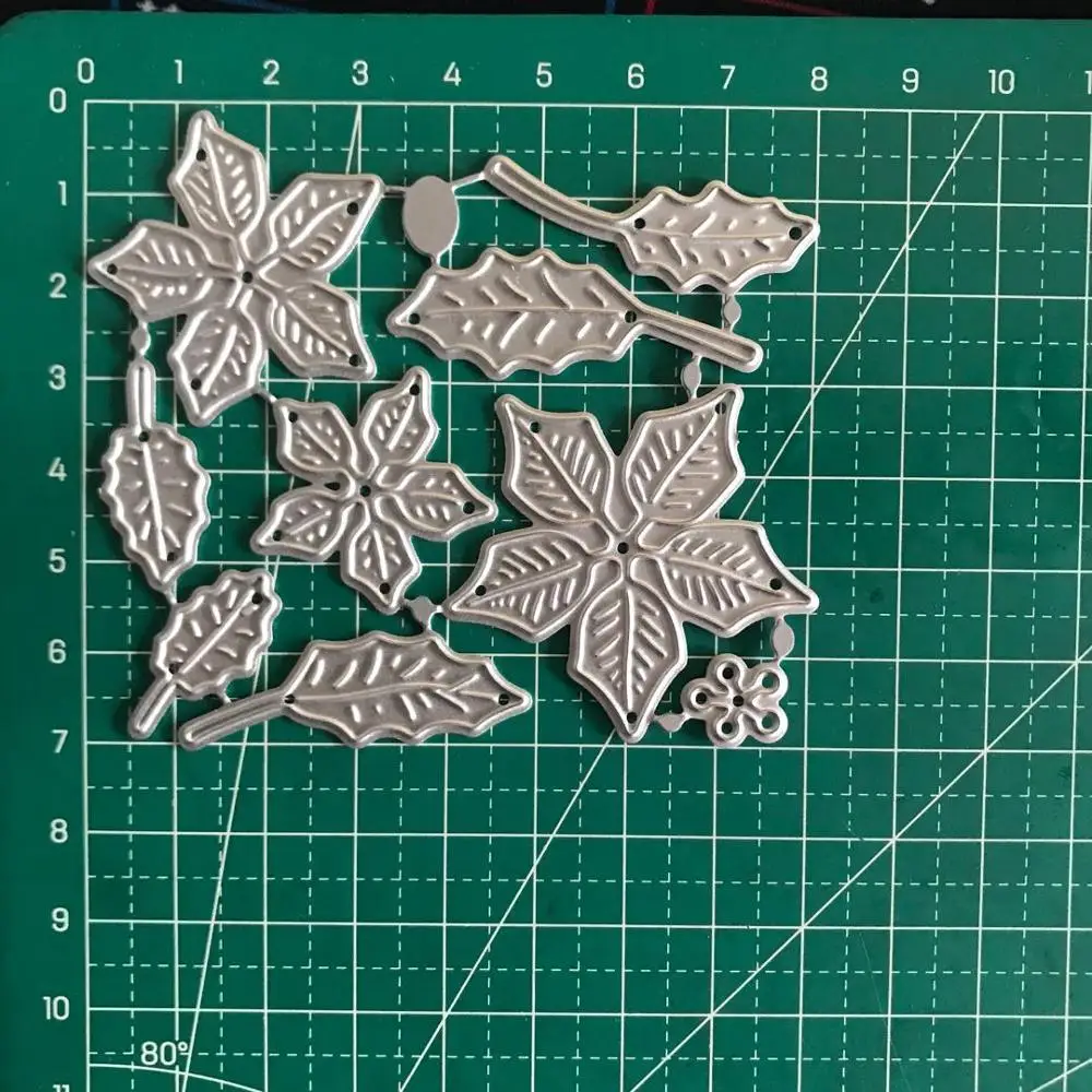 Листья Металлический Трафаретный вырубной штамп для ремесло умирает трафарет