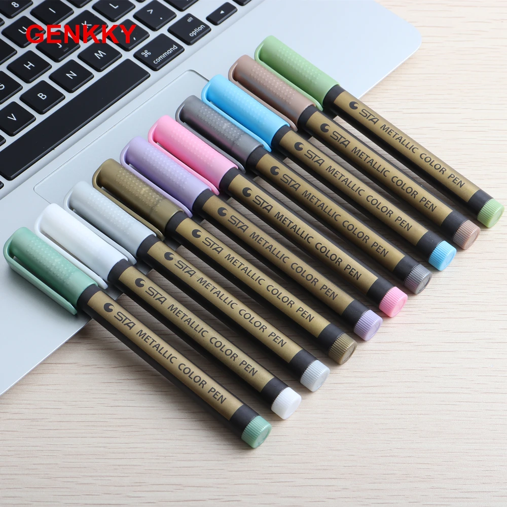 10 шт. металлические карточки для рисования детей|Фломастеры| |