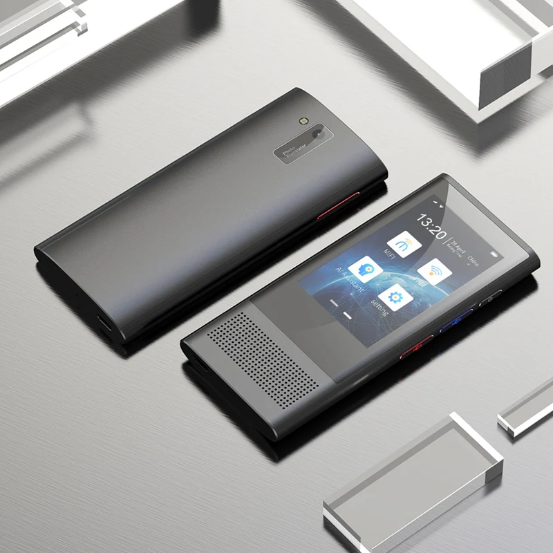 W1 3 0 перевод AI Voice Photo Translator 1 дюйма IPS 4G WIFI 8 Гб памяти 2080 мАч 117 языков портативный OTG