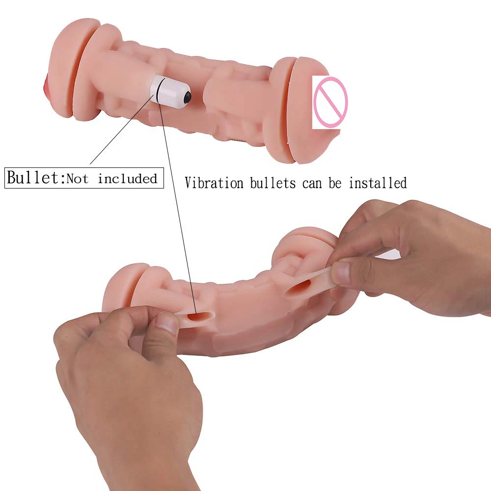 Водонепроницаемый мужской мастурбатор вибратор настоящая Вагина для мужчин