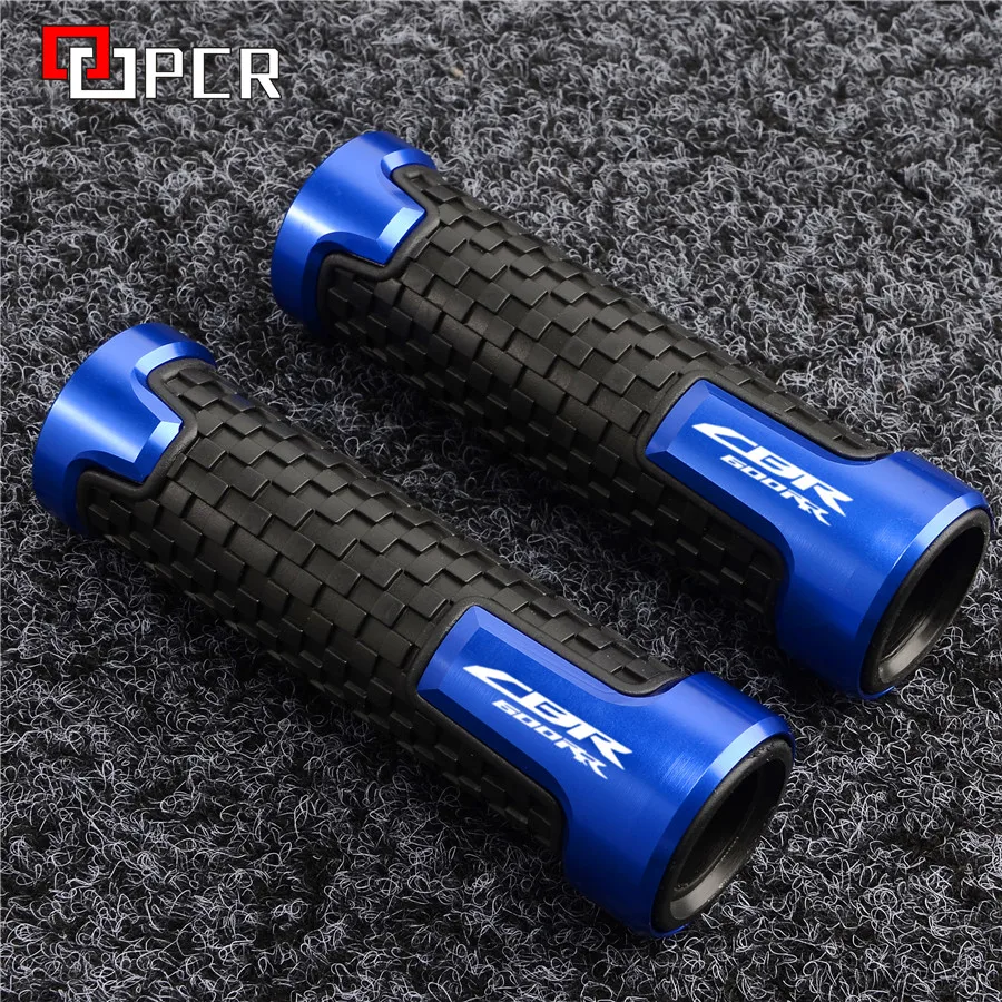 Мотоцикл CNC алюминий + резиновая ручка ручки руль мотоцикла для Honda CBR600RR CBR 600RR 600 RR