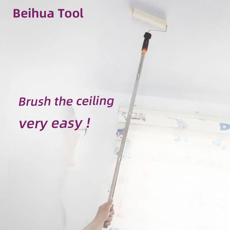 9inch Paint Roller Brush 1.2m Extension Pole kit Rollers for Wall Decoration Rod Painting Tools sets Wool Nap 4mm Velour | Обустройство