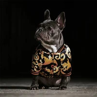 2021 popular french bulldog clothes warm winter pet clothing dog jacket fashion printed dog clothes for large dogs free shipping