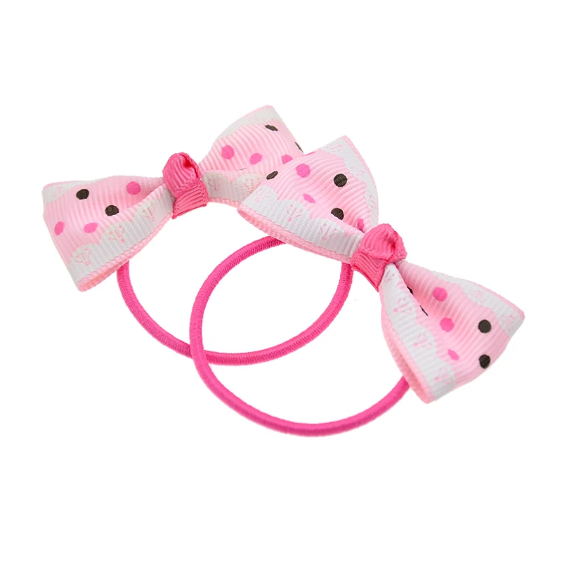 10 шт./лот Детская резинка для волос девочек резинки конского хвоста аксессуары