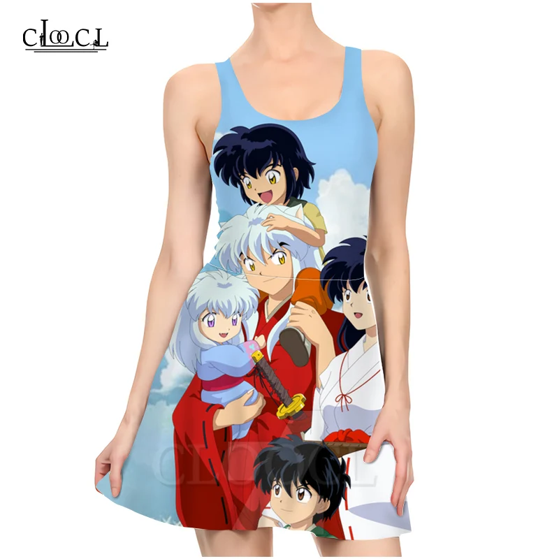 CLOOCL японское аниме инуяся 3D летнее женское повседневное Модное Новое