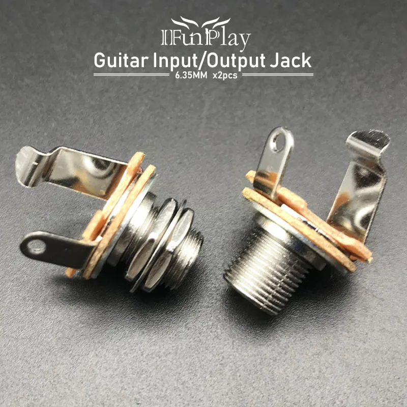 2 шт. Switchcraft 1/4 6 35 мм проводный моно гитара вход Джек Запчасти и аксессуары|Детали