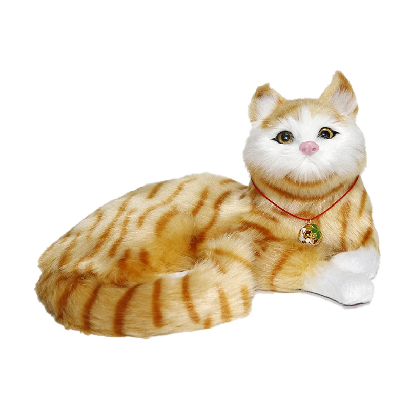 

Pets Paradise Real Like Artificial Animals Model Cat Make Sounds Home Decoration Crafts Display Artificial Cat Toys Present
